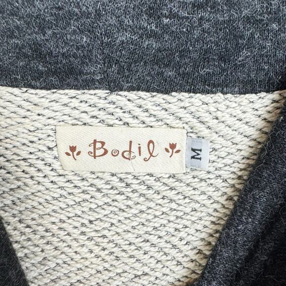 Bodil Boucle Knit Fair Isle Long Sleeve Cowl Neck Midi Tiered Sweater Dress - Picture 10 of 11